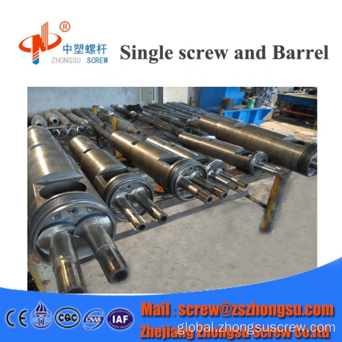 China Bimetallic Conical Twin Screw Barrel For plastic extruder Factory